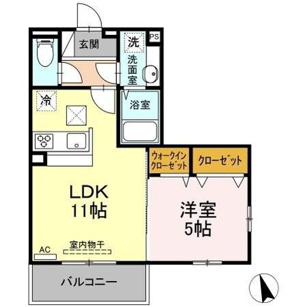 アヴァンティ矢賀の物件間取画像